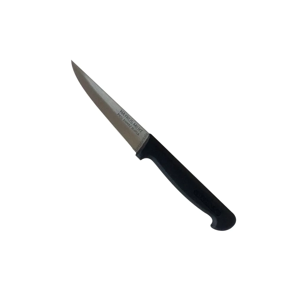 BUĞZ Paslanmaz Bursa Sebze Bıçağı 11 Cm, Plastik Sap