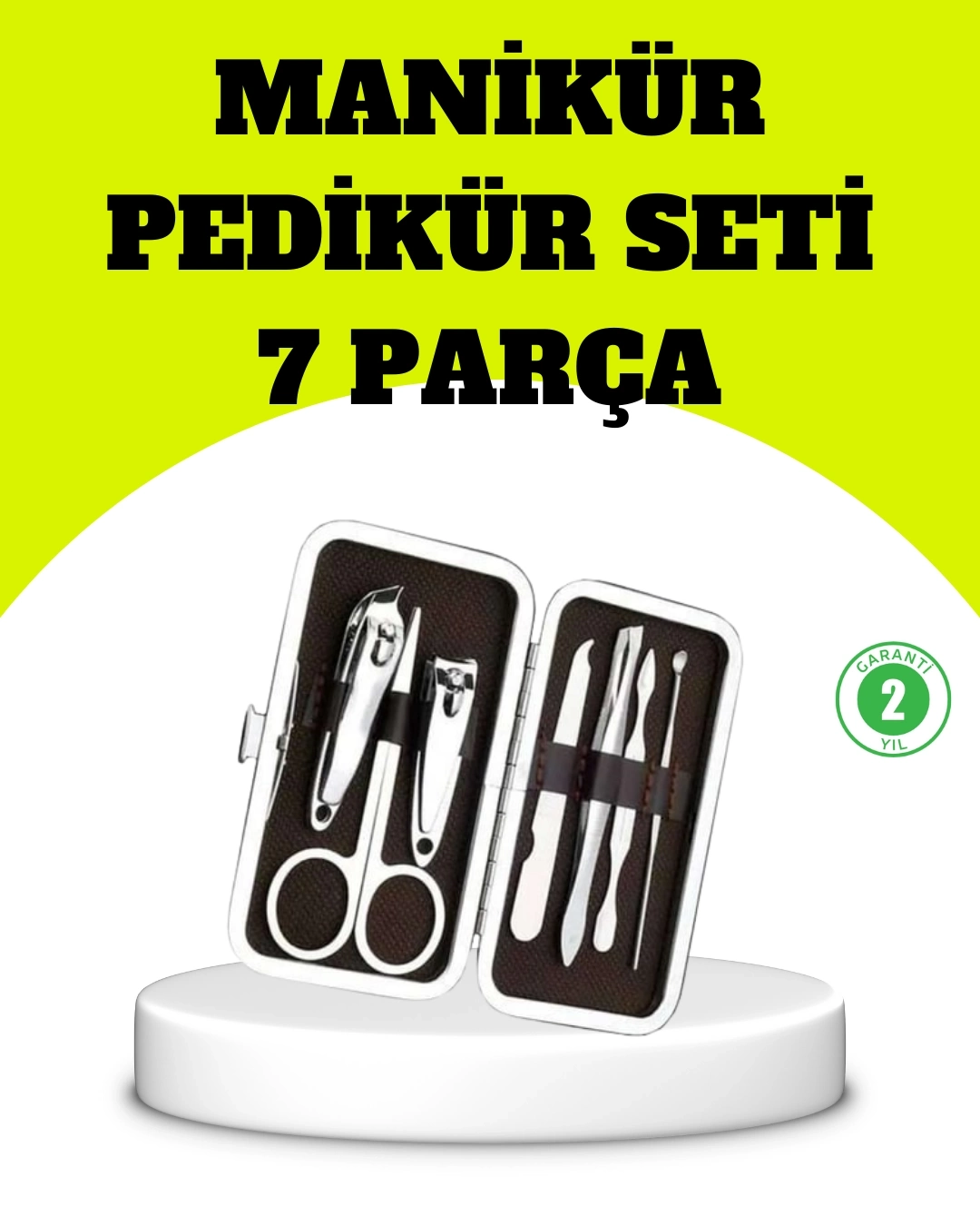 BUĞZ Paslanmaz Çelik Kişisel Bakım Seti – 7 Parça