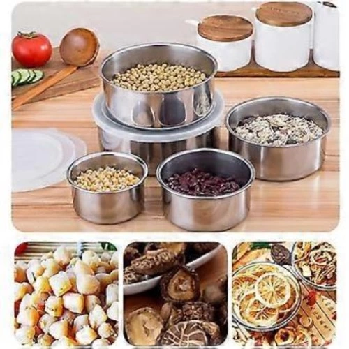 BUĞZ Paslanmaz Çelik Yemek Saklama Kabı Seti