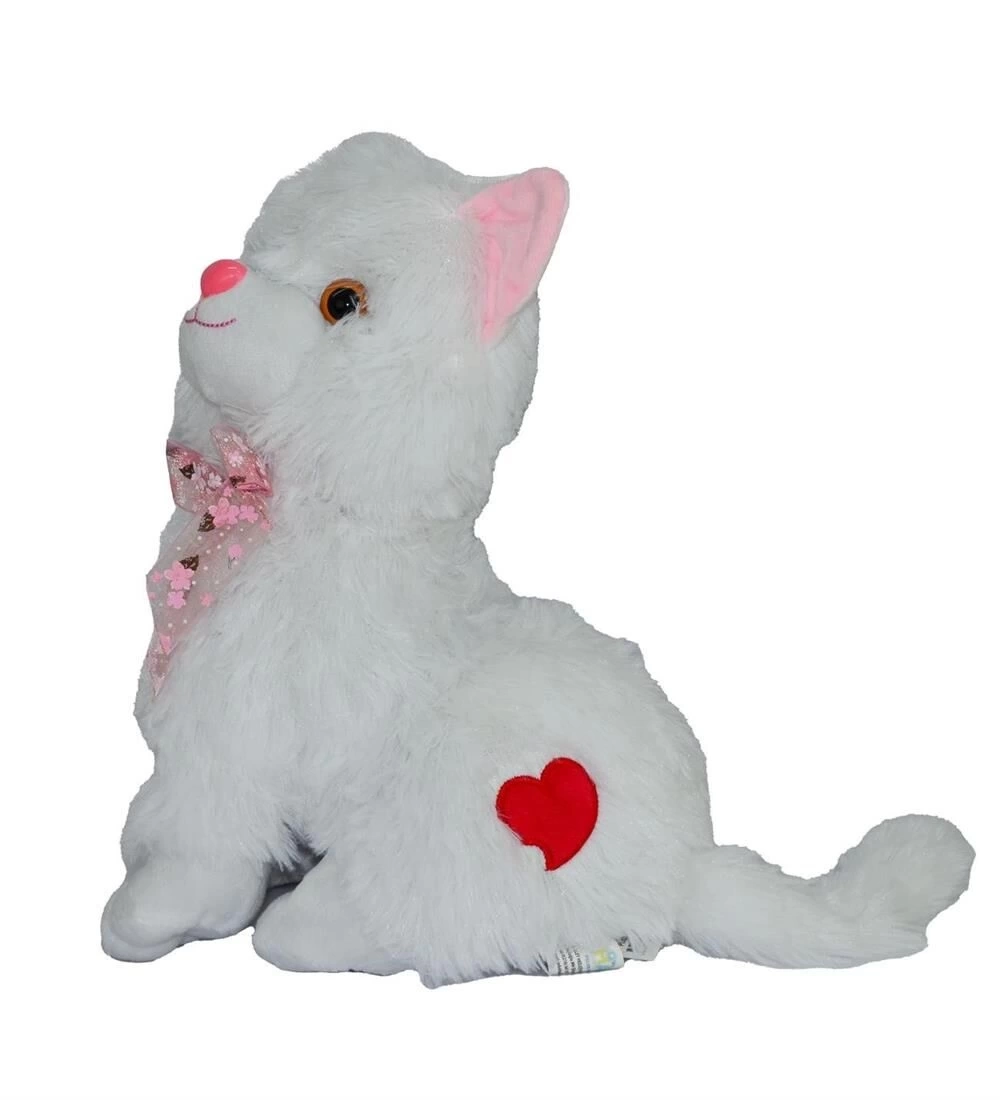 BUĞZ PELUŞ KEDİ 33CM HALLEY