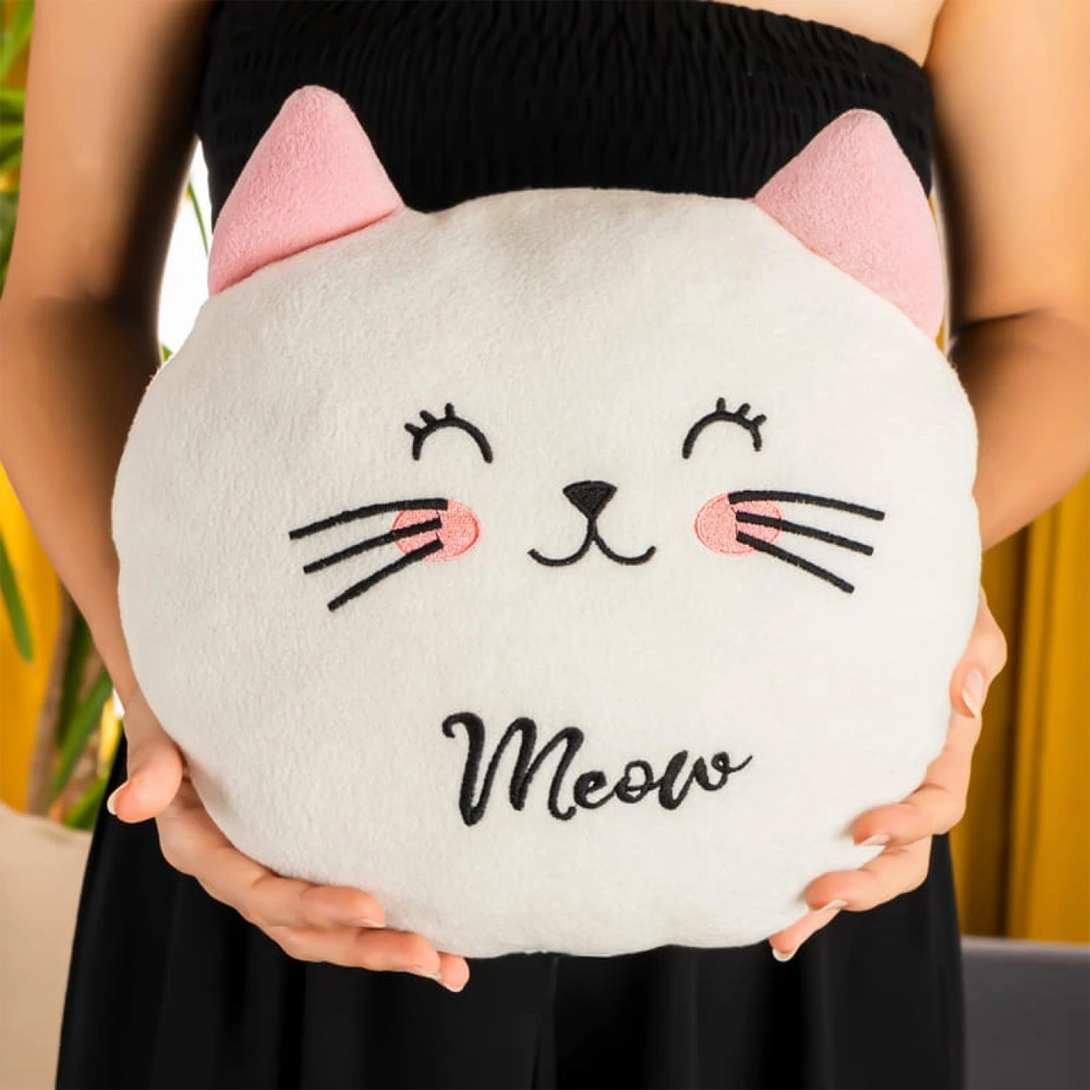 BUĞZ PELUŞ KEDİ YASTIK BUĞZ PELUŞ KEDİ YASTIK
