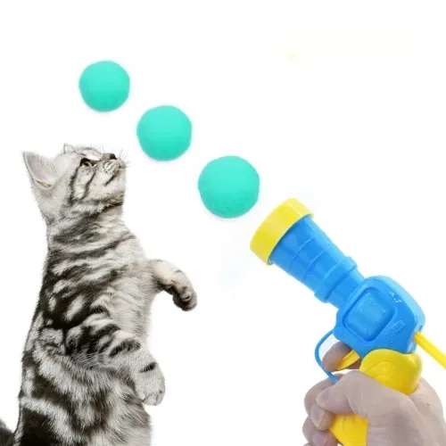 BUĞZ Peluş Top Atan İnteraktif Kedi Oyuncağı