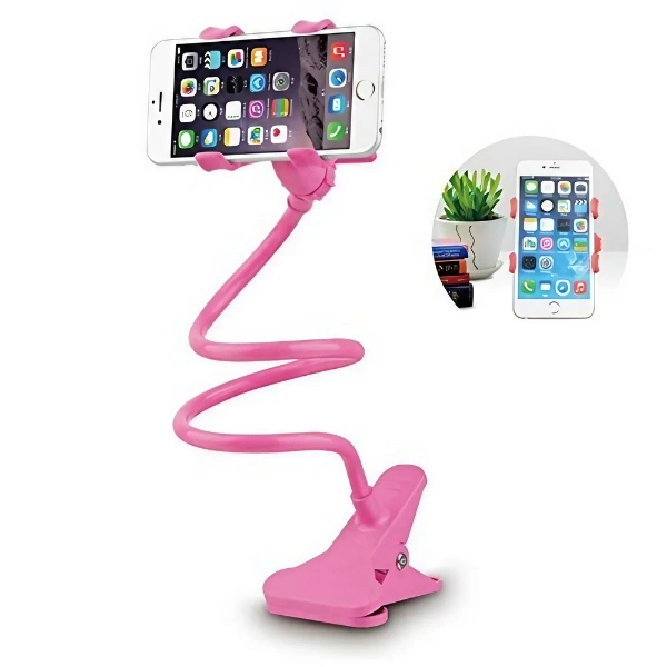 BUĞZ PEMBE RENK AKROBAT TELEFON TUTUCU OYNAR BAŞLIKLI