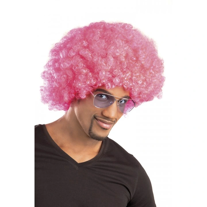 BUĞZ PEMBE RENK KIVIRCIK AFRO BONUS PARTİ PERUĞU