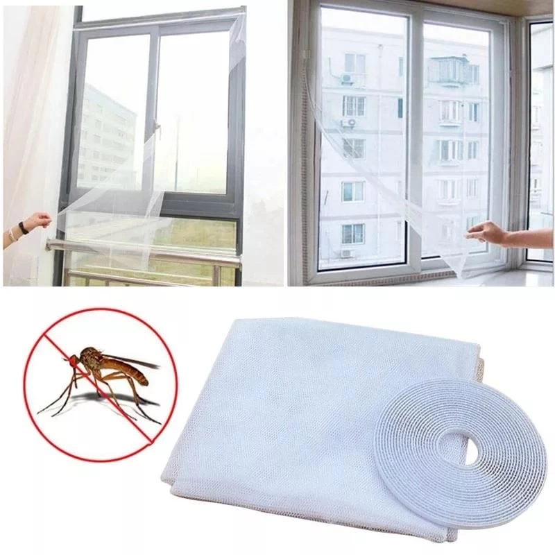 BUĞZ Pencere Cam Sineklik-beyaz ( 150 Cm X 100 Cm)+5m Bant