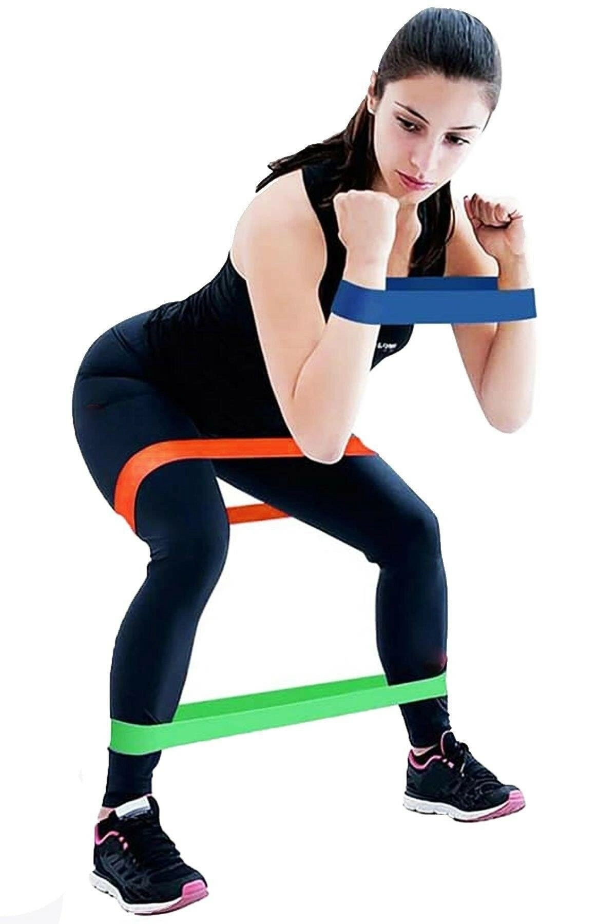 BUĞZ Pilates Direnç Lastiği Seti 5 Adet