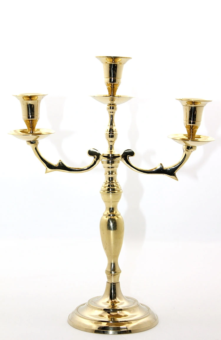BUĞZ PİRİNÇ 3'LÜ ŞAMDAN MODEL 2