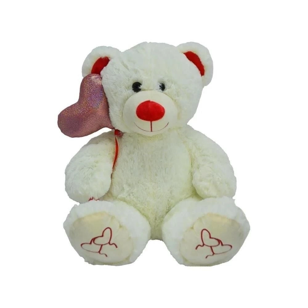 BUĞZ PL62486 30 CM KALPLİ BALONLU AYI -HLY
