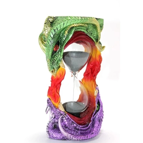 BUĞZ Polyester Dragon Tasarımlı Kum Saati Model 1