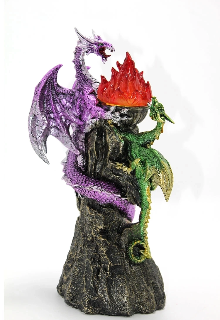 BUĞZ Polyester Ledli Dragon Figürü Alk2335