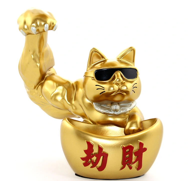 BUĞZ POLYESTER ŞANSLI KEDİ FİGÜRÜ MODEL 1 BUĞZ POLYESTER ŞANSLI KEDİ FİGÜRÜ MODEL 1