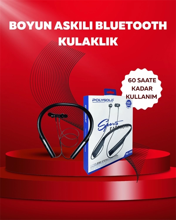 BUĞZ Polygold PG-100 Bluetooth 5.0 Boyun Bantlı Kulaklık – 50 Saat Konuşma Süresi, Type-C Şarj BUĞZ Polygold PG-100 Bluetooth 5.0 Boyun Bantlı Kulaklık – 50 Saat Konuşma Süresi, Type-C Şarj