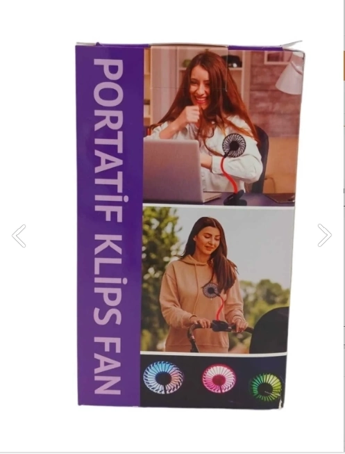 BUĞZ Portatif Işıklı Mini Klipsli Fan BUĞZ Portatif Işıklı Mini Klipsli Fan
