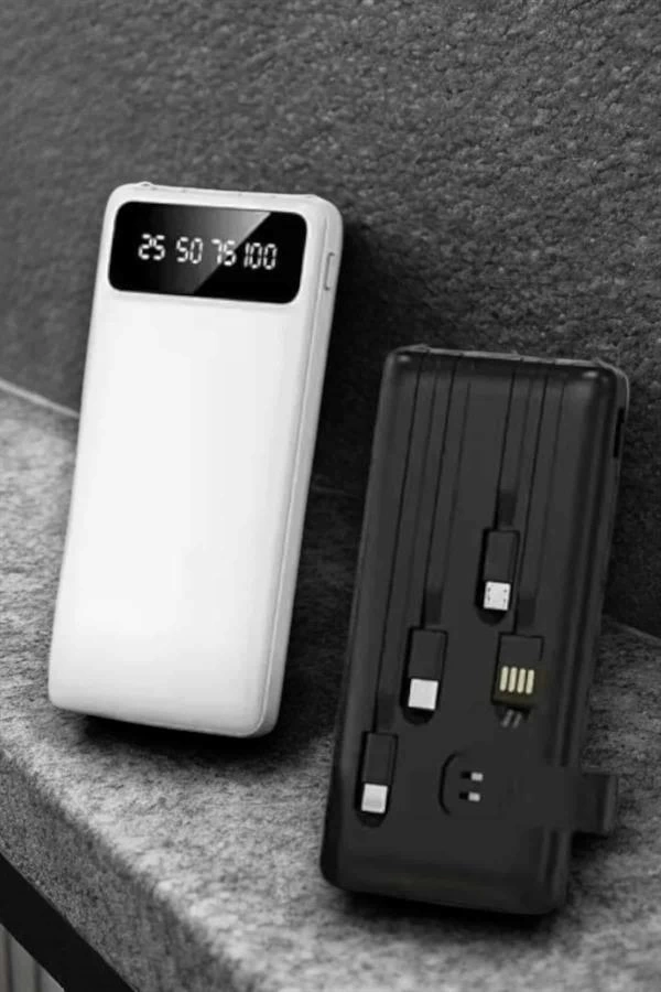 BUĞZ Powerbank 20.000 Mah LCD Ekran USB Lightning Type-C Uyumlu İOS ve Android BUĞZ Powerbank 20.000 Mah LCD Ekran USB Lightning Type-C Uyumlu İOS ve Android