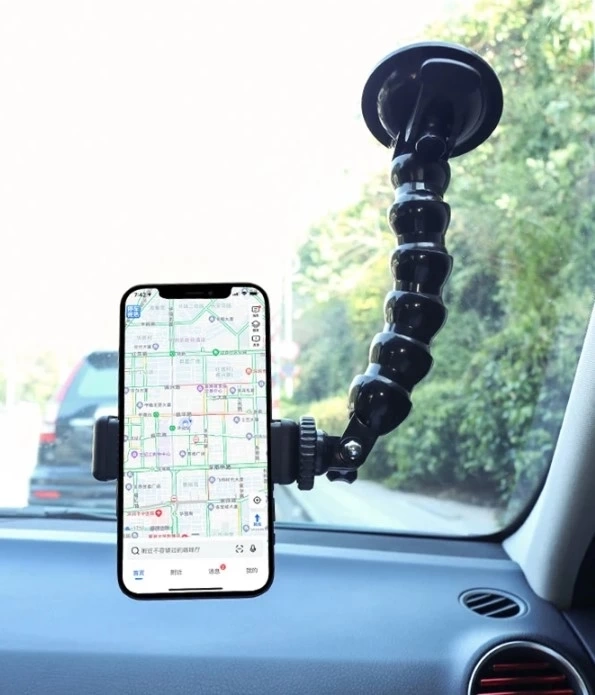 BUĞZ Pratik Akrobat Vantuzlu Teleskobik Telefon Tutucu