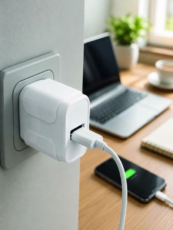BUĞZ Pratik ve Kompakt Tasarımlı 12W USB Telefon Şarj Adaptörü