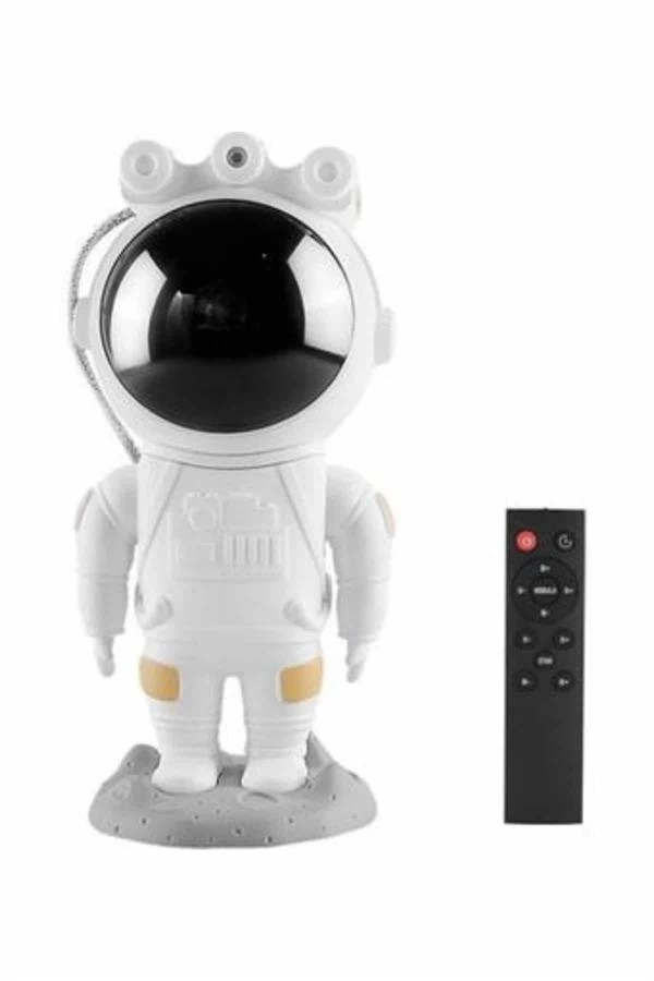 BUĞZ Projeksiyon Astronot Lamba Speaker Sevimli Astronot Bluetooth Hoparlör