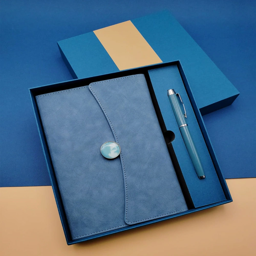 BUĞZ PROMOSYON DEFTER KALEM SETİ MAVİ RENK BUĞZ PROMOSYON DEFTER KALEM SETİ MAVİ RENK