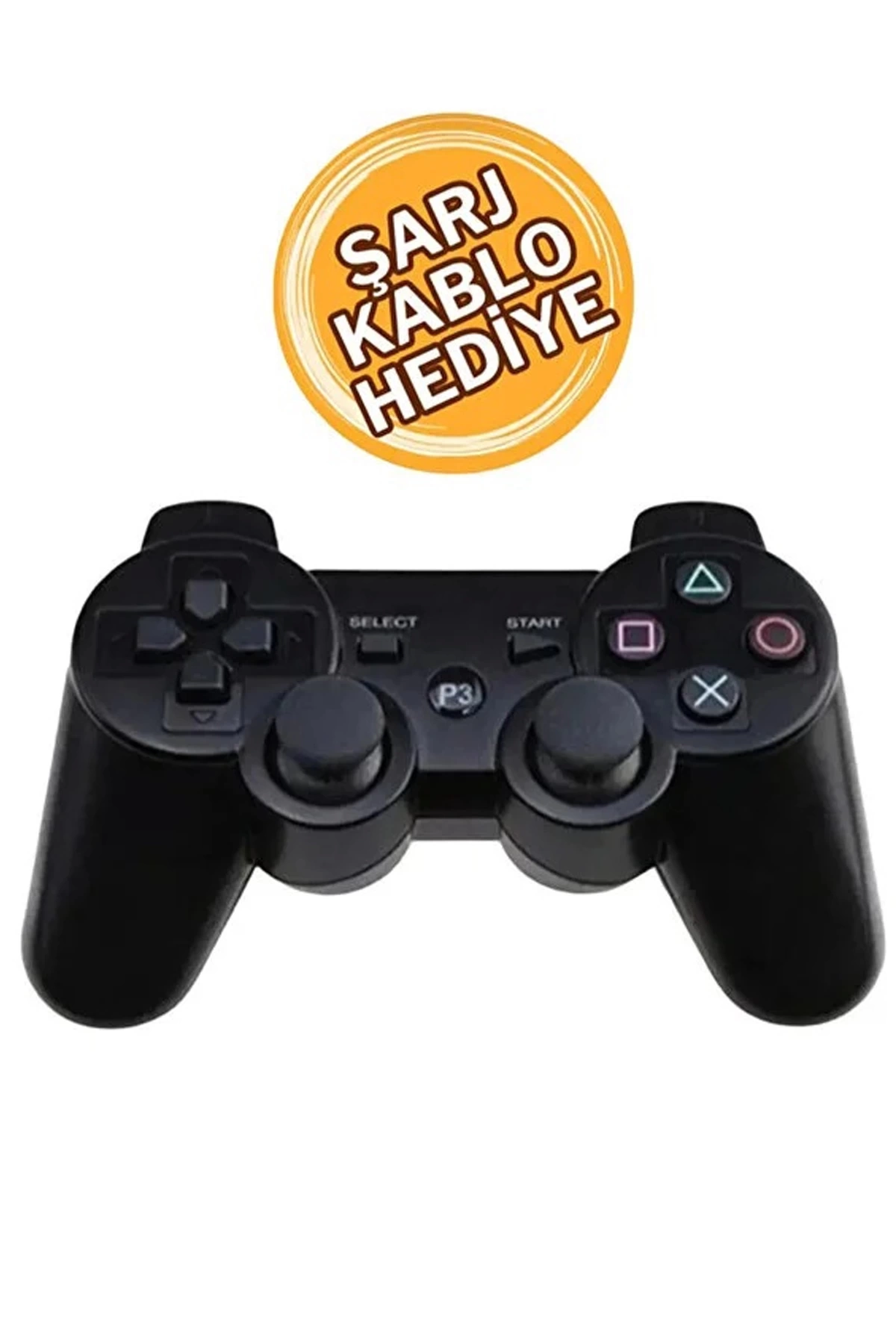 BUĞZ Ps3 Kablosuz Analog Oyun Kolu Oyuncu Konsolu Dualshock Wireless Joystick Controller