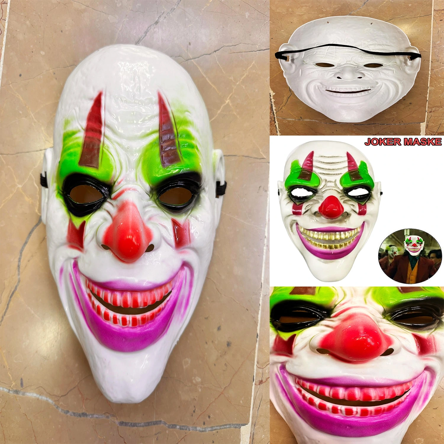 BUĞZ PSİKOPAT PALYAÇO TEMALI JOKER MASKESİ