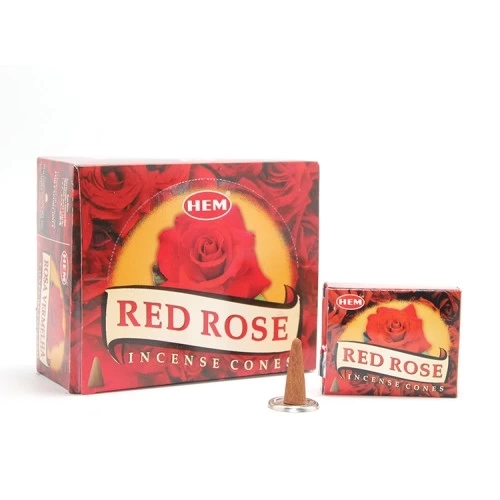BUĞZ Red Rose Aromalı Konik Tütsü