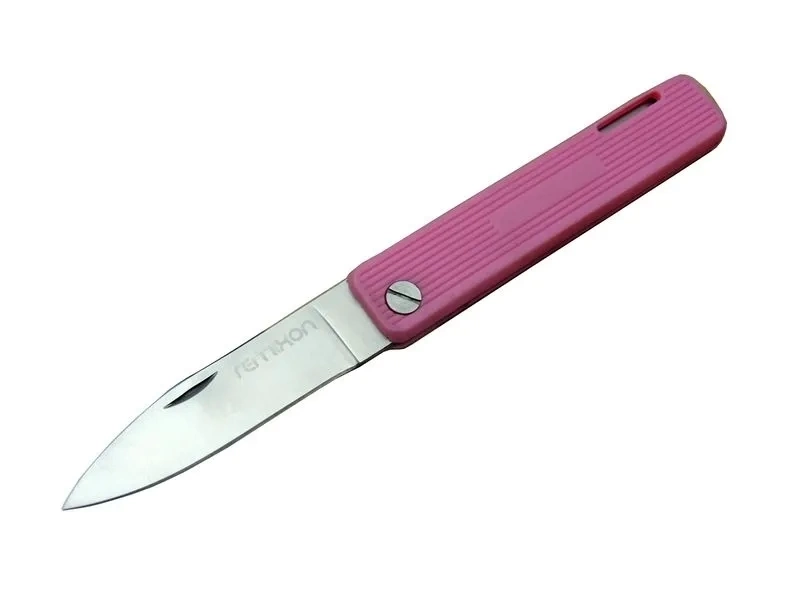BUĞZ Remixon K200pink Kamp / Bahçe Çakı Pembe 18 Cm - Manuel, Plastik Sap