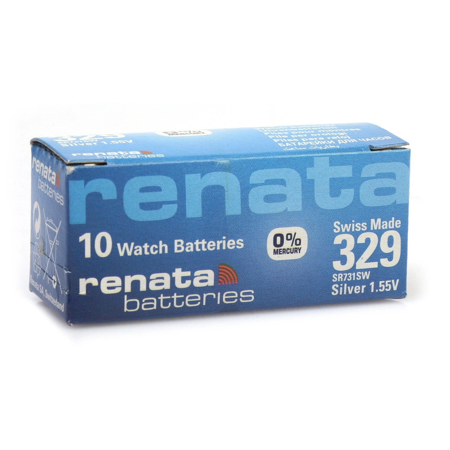 BUĞZ Renata 329 Sr731sw 1.55v Alkalin Saat Pili 10 Adet BUĞZ Renata 329 Sr731sw 1.55v Alkalin Saat Pili 10 Adet