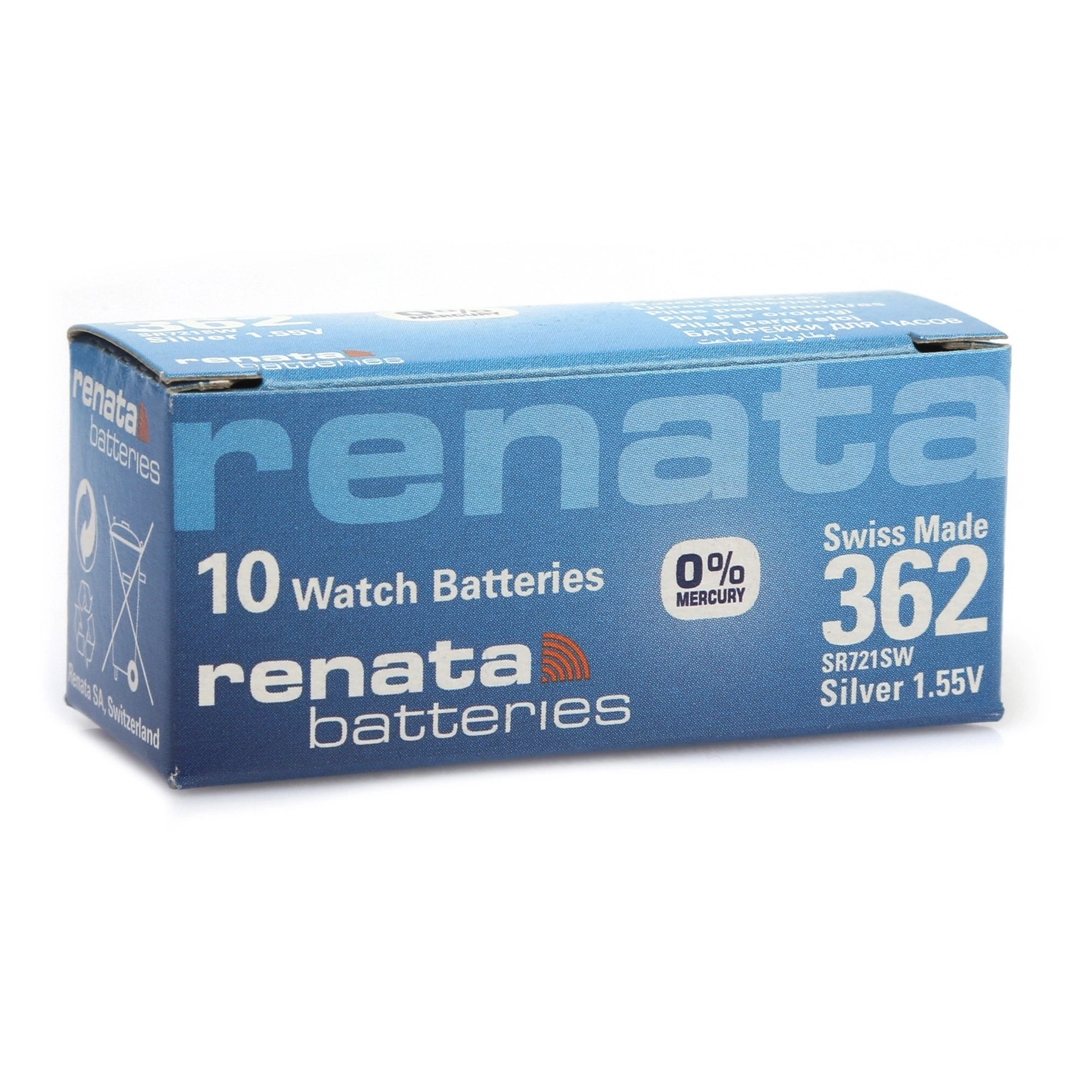 BUĞZ Renata 362 Sr721sw 1.55v Alkalin Saat Pili 10 Adet BUĞZ Renata 362 Sr721sw 1.55v Alkalin Saat Pili 10 Adet