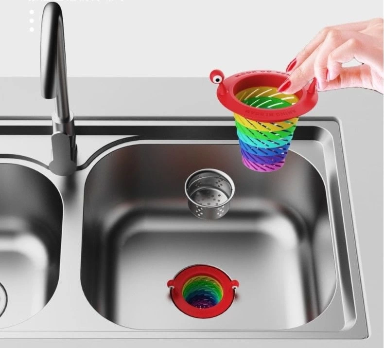 BUĞZ Renkli 6 Kademeli Lavabo Süzgeci
