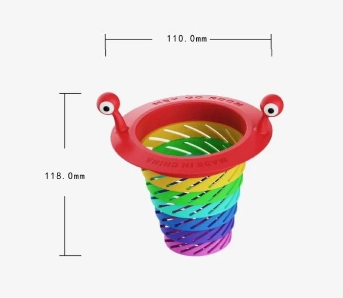 BUĞZ Renkli 6 Kademeli Lavabo Süzgeci