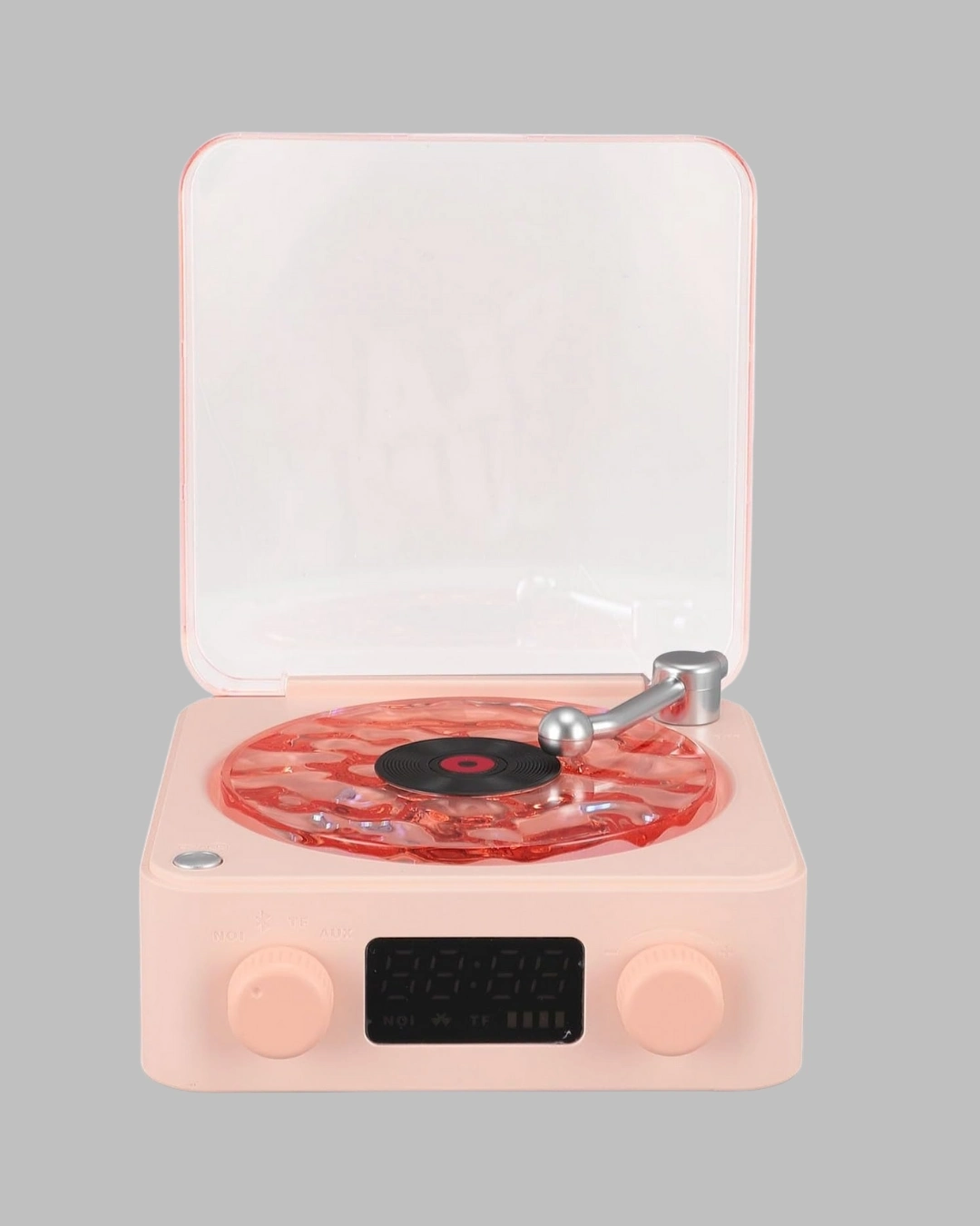 BUĞZ Retro Kristal Netliğinde Ses – Gece Işıklı Retro Bluetooth Hoparlör