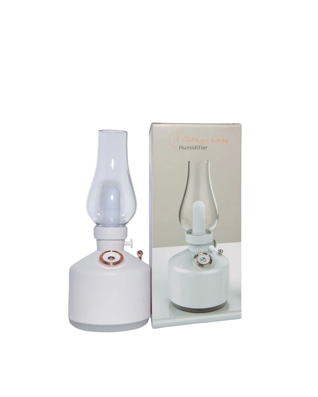 BUĞZ Retro LED Işıklı 1200 mAh Şarjlı Aroma Difüzörü 280 ml Su Kapasiteli