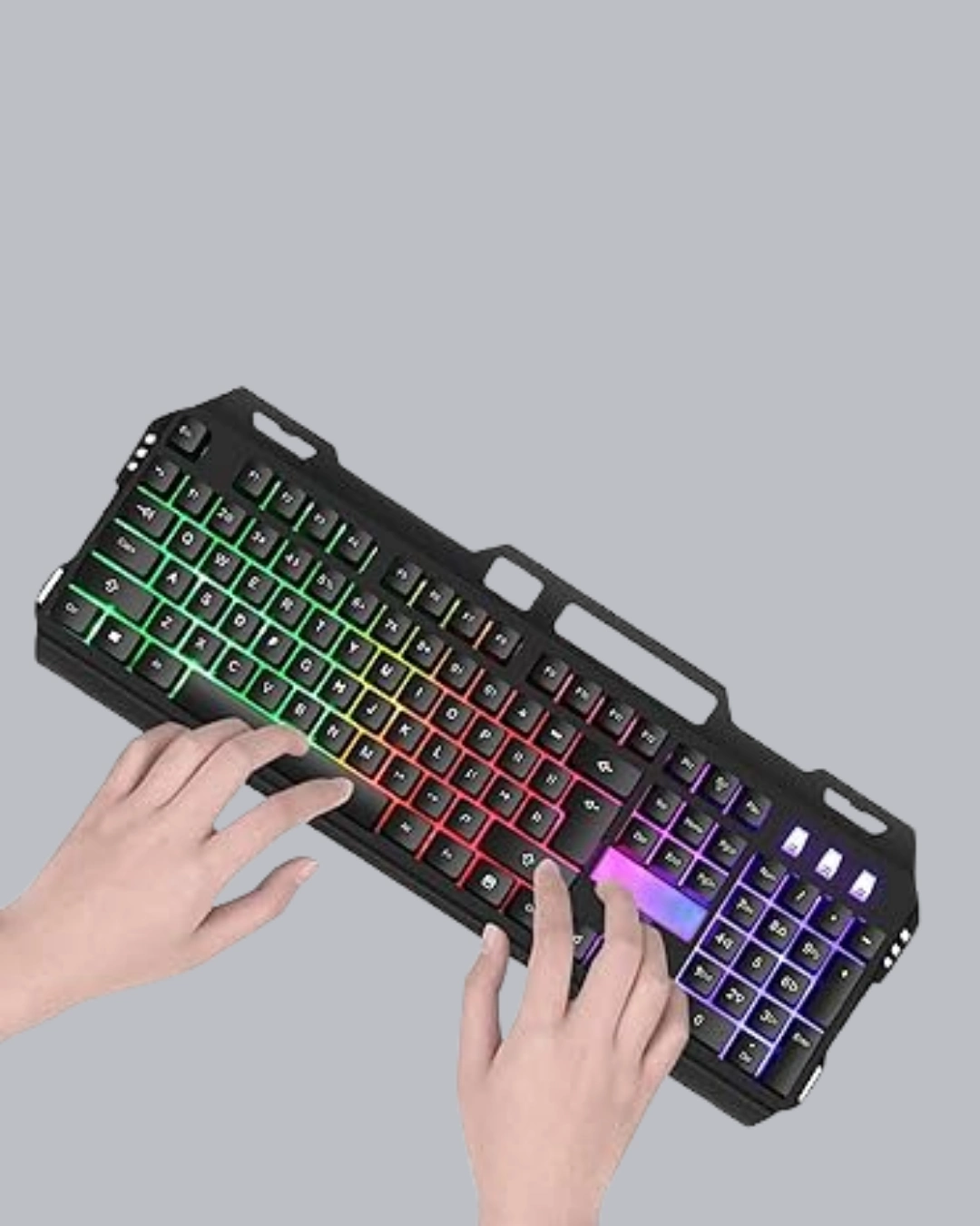BUĞZ RGB Aydınlatmalı Klavye Mouse Seti – USB Bağlantılı, Türkçe Q, Ayarlanabilir DPI, Ergonomik Yapı