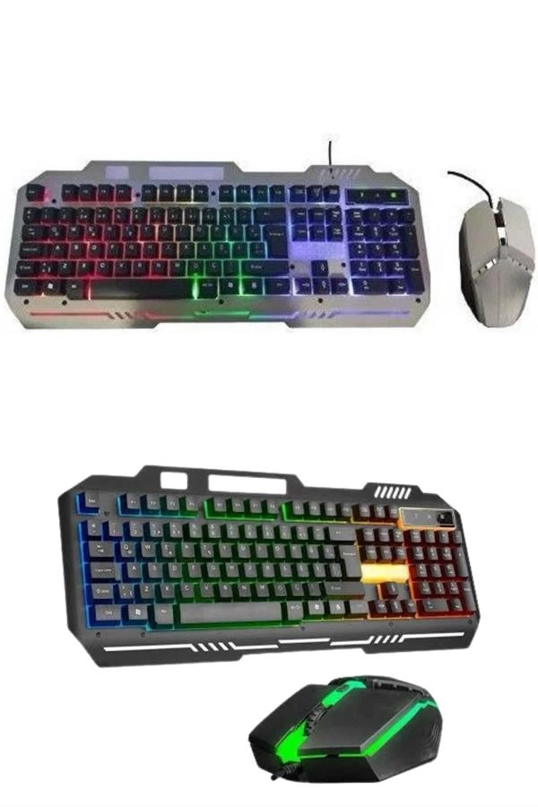 BUĞZ RGB Işıklı Gaming Oyuncu Klavye Q Klavye Mouse Hediyeli BUĞZ RGB Işıklı Gaming Oyuncu Klavye Q Klavye Mouse Hediyeli