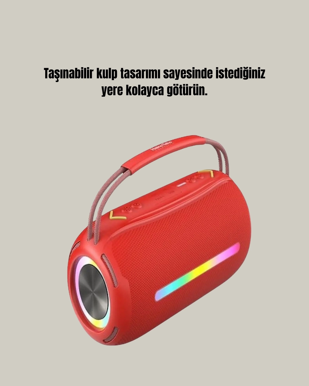 BUĞZ RGB LED Işıklı 20W Taşınabilir Hoparlör Bluetooth 5.3 + Type-C Şarj BUĞZ RGB LED Işıklı 20W Taşınabilir Hoparlör Bluetooth 5.3 + Type-C Şarj