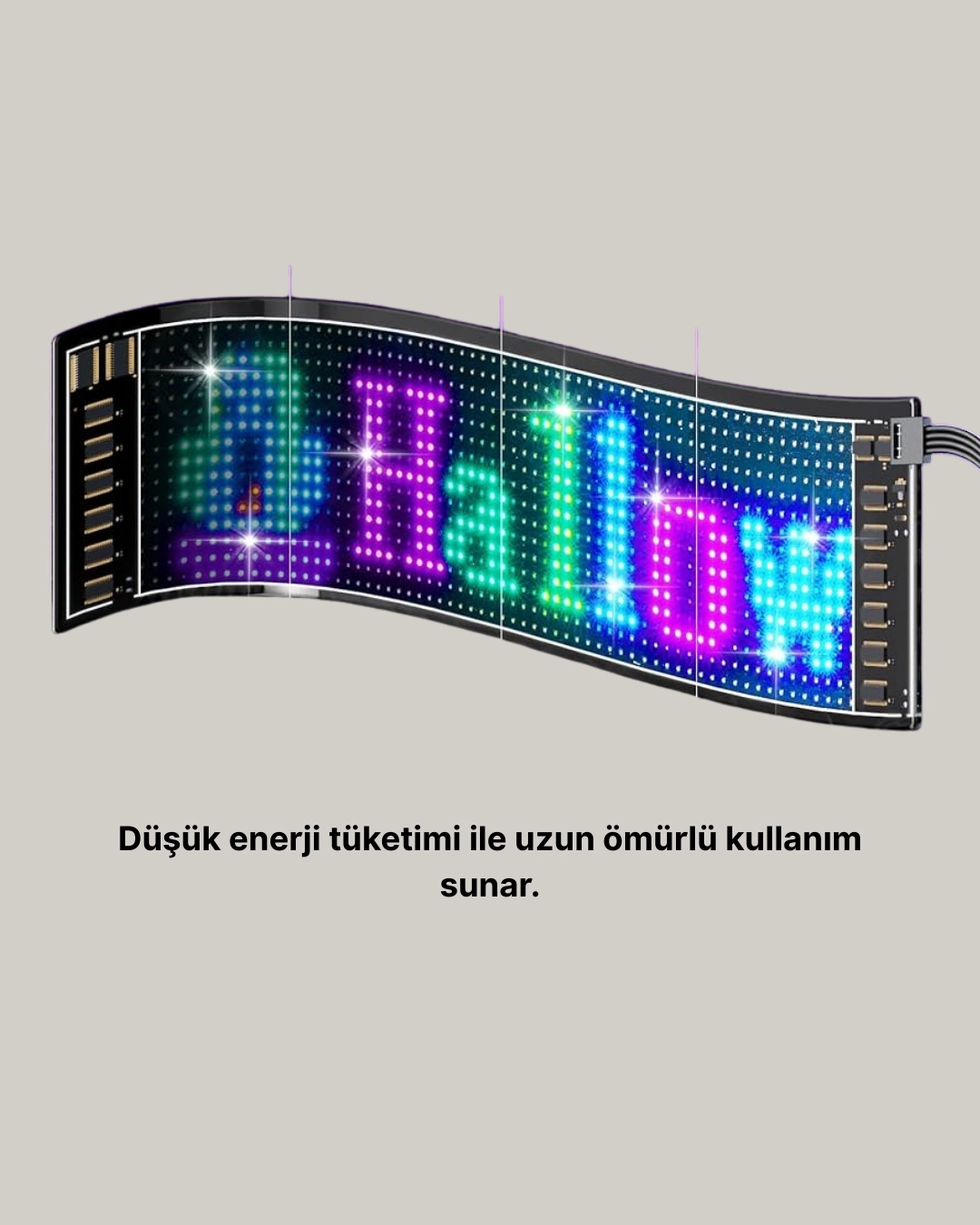 BUĞZ RGB LED Panel Renkli Işık Efektli Dekoratif Aydınlatma