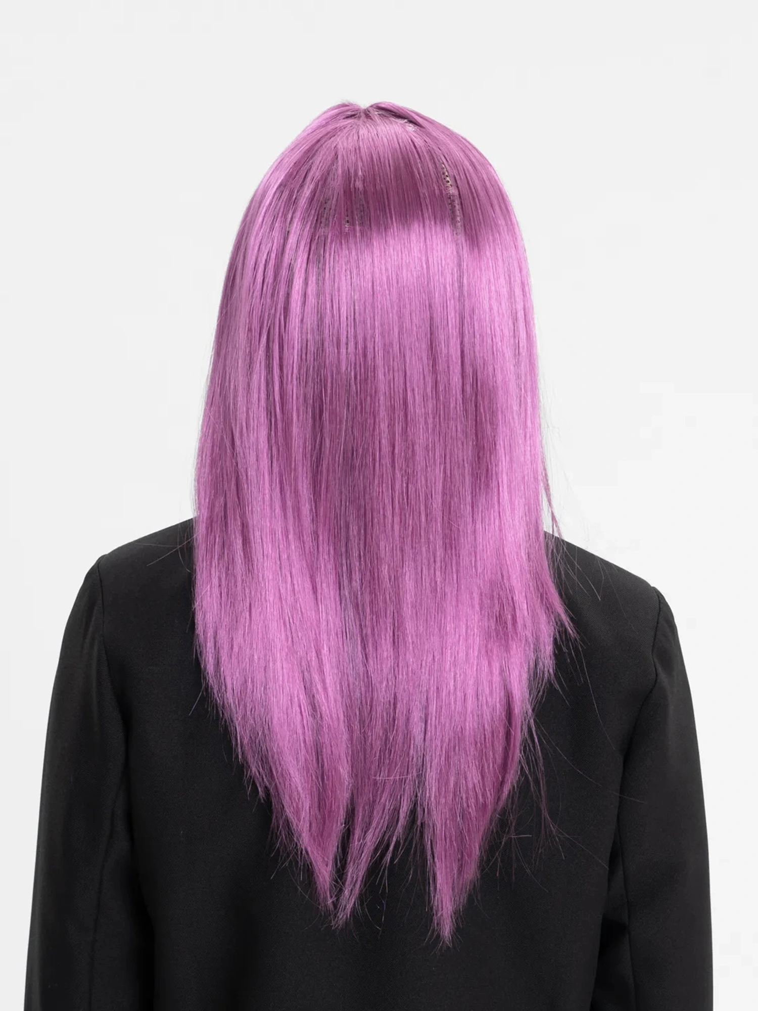BUĞZ ROSE PEMBE DÜZ KESİM PERUK
