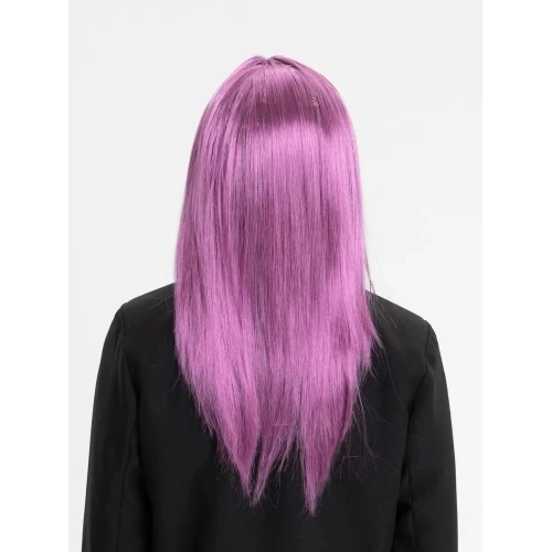 BUĞZ Rose Pembe Düz Kesim Peruk