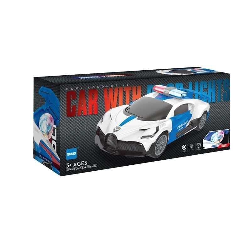 BUĞZ RS-9036C KUT.IŞIK.MÜZİK BUGATTİ POLİS ARABASI -ZRV