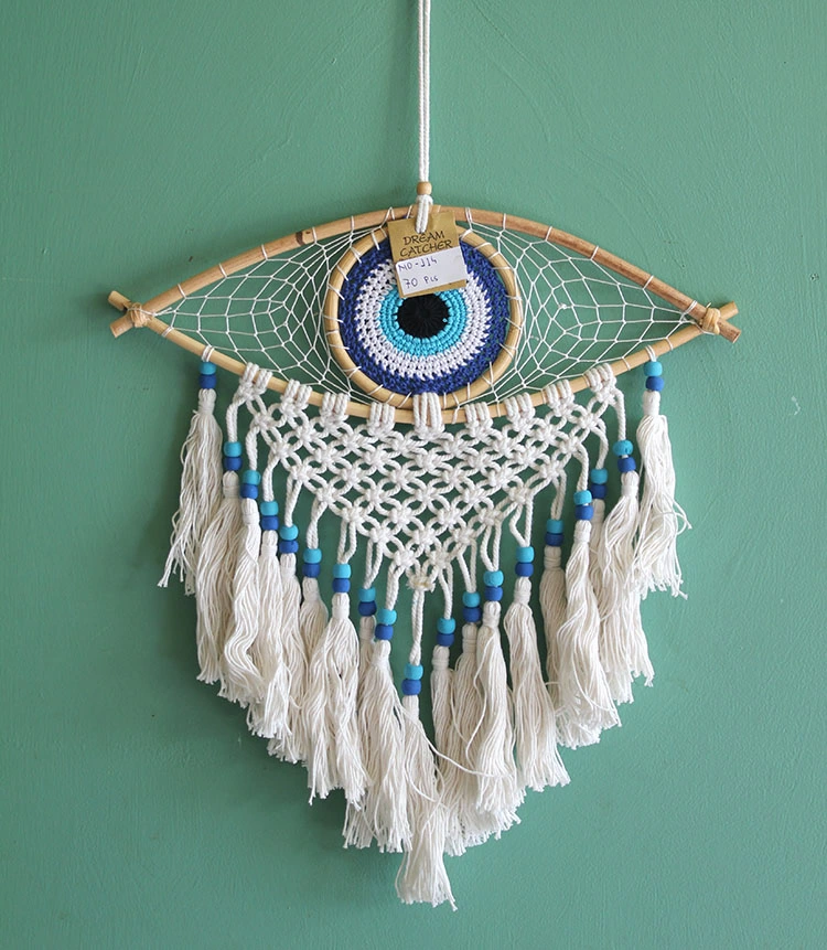 BUĞZ RÜYA KAPANI DREAM CATCHER GÖZ TASARIMI MODEL 2