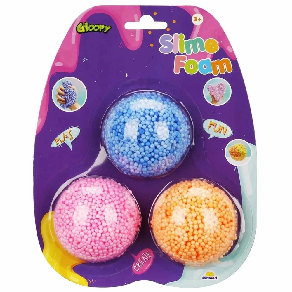 BUĞZ S00003740 SLİME KÖPÜK 3 LÜ 2,5GR KRTL -SUN