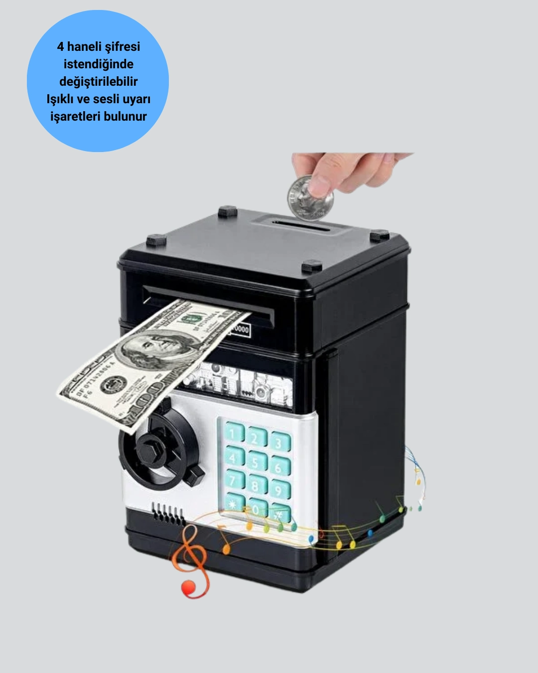 BUĞZ SAM53 NUMBER BANK SİYAH - BUĞZ