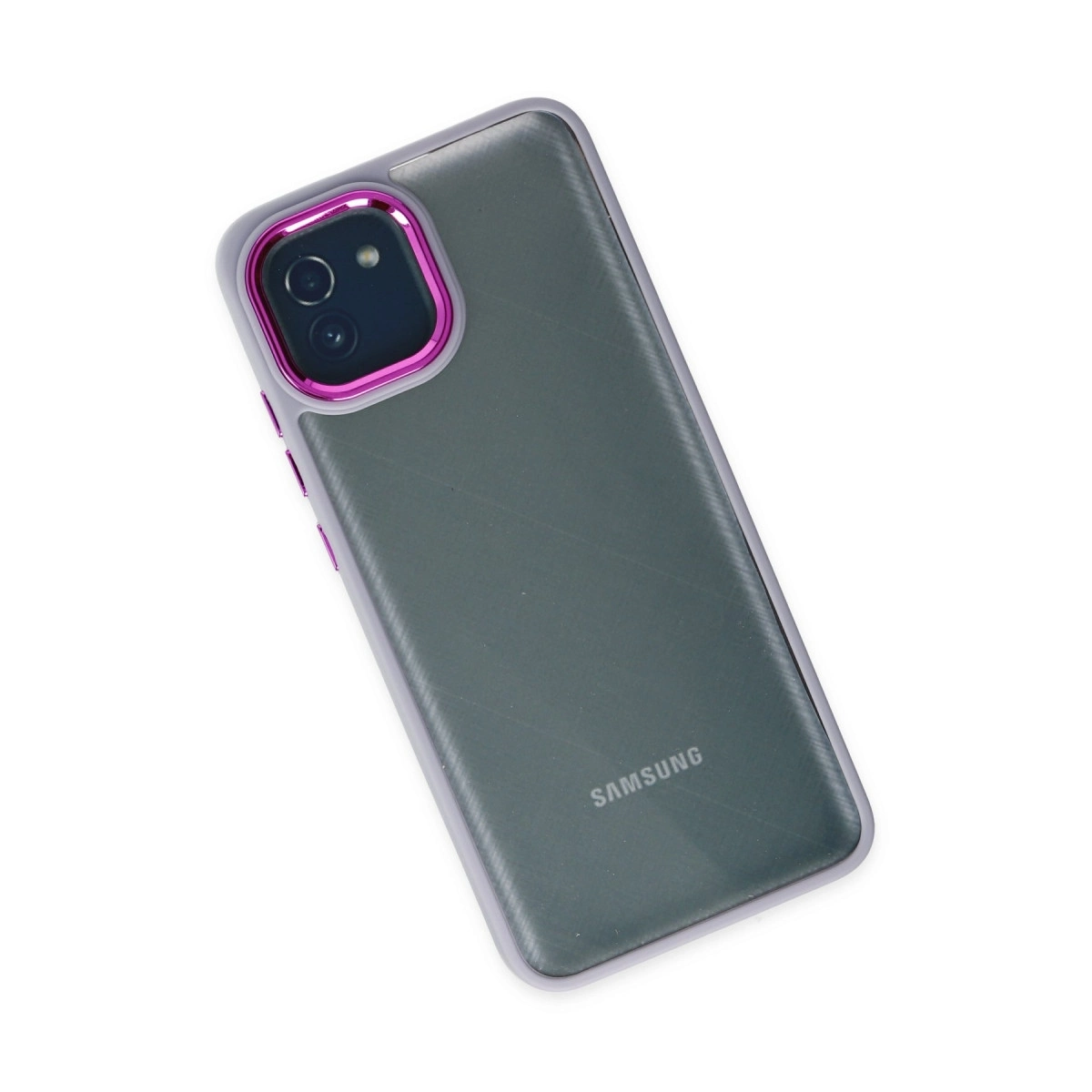 BUĞZ Samsung Galaxy A03 Kılıf Dora Kapak - Lila BUĞZ Samsung Galaxy A03 Kılıf Dora Kapak - Lila