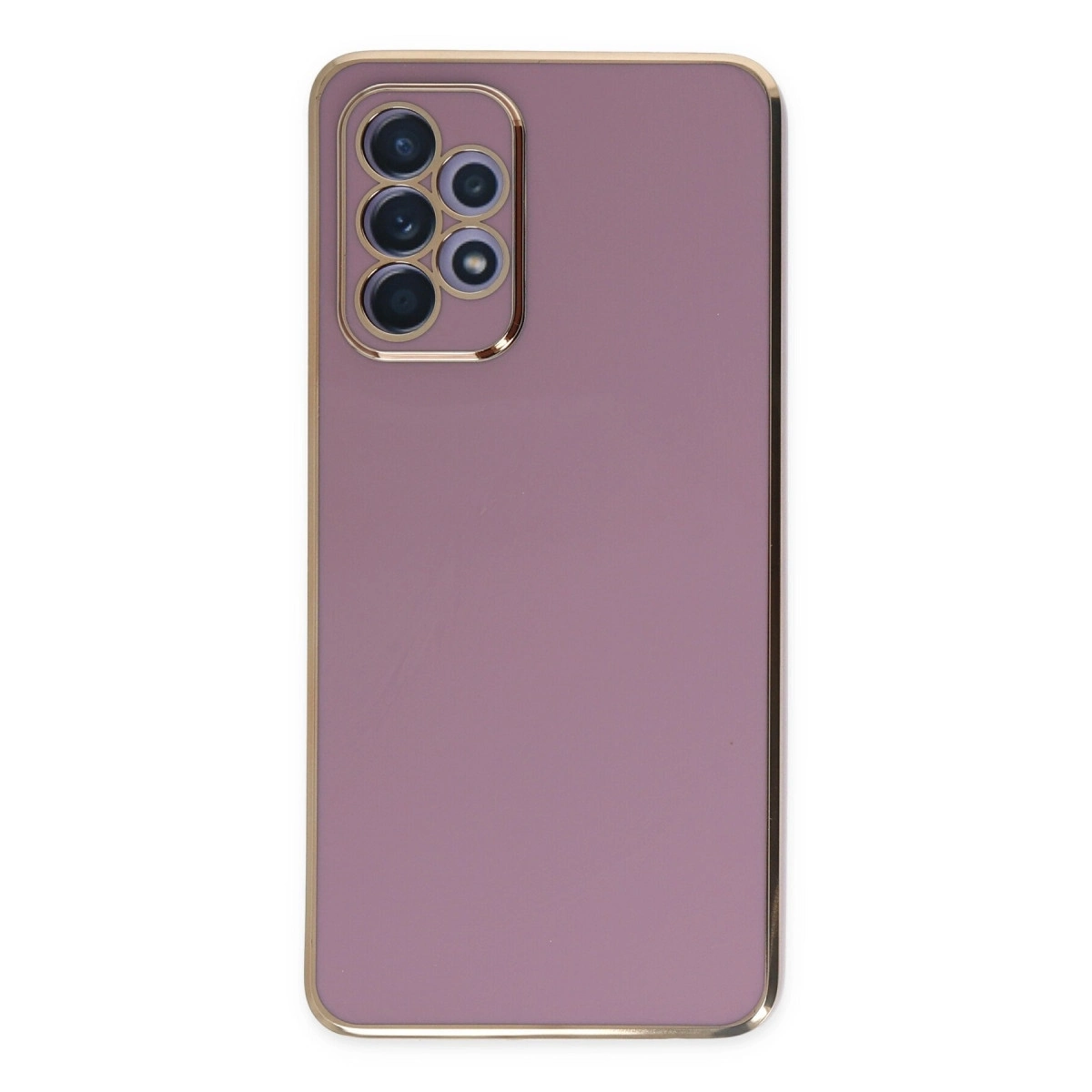 BUĞZ Samsung Galaxy A52 Kılıf Volet Silikon - Mor