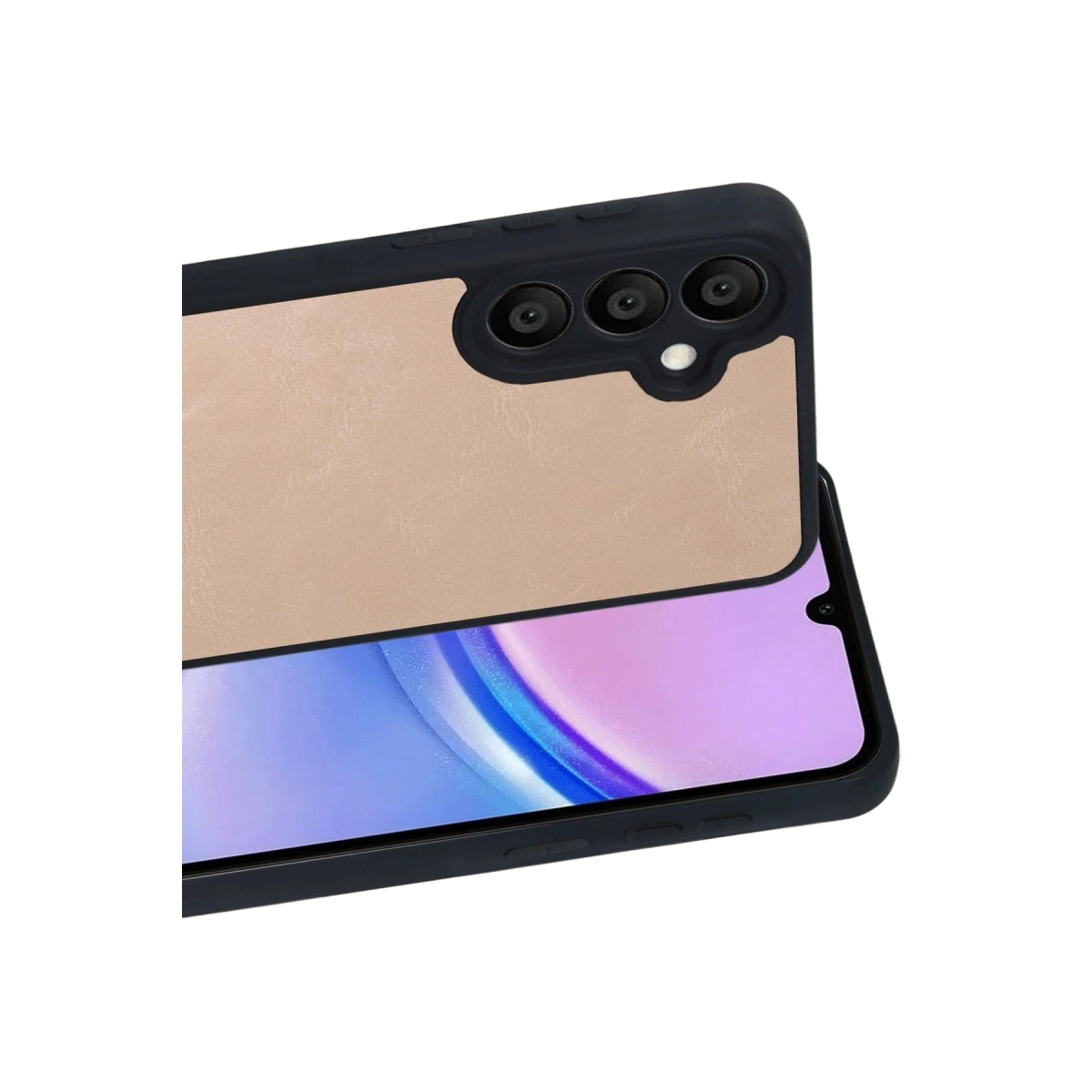 BUĞZ Samsung Galaxy A57 5g Aras Deri Kapak - Pudra BUĞZ Samsung Galaxy A57 5g Aras Deri Kapak - Pudra