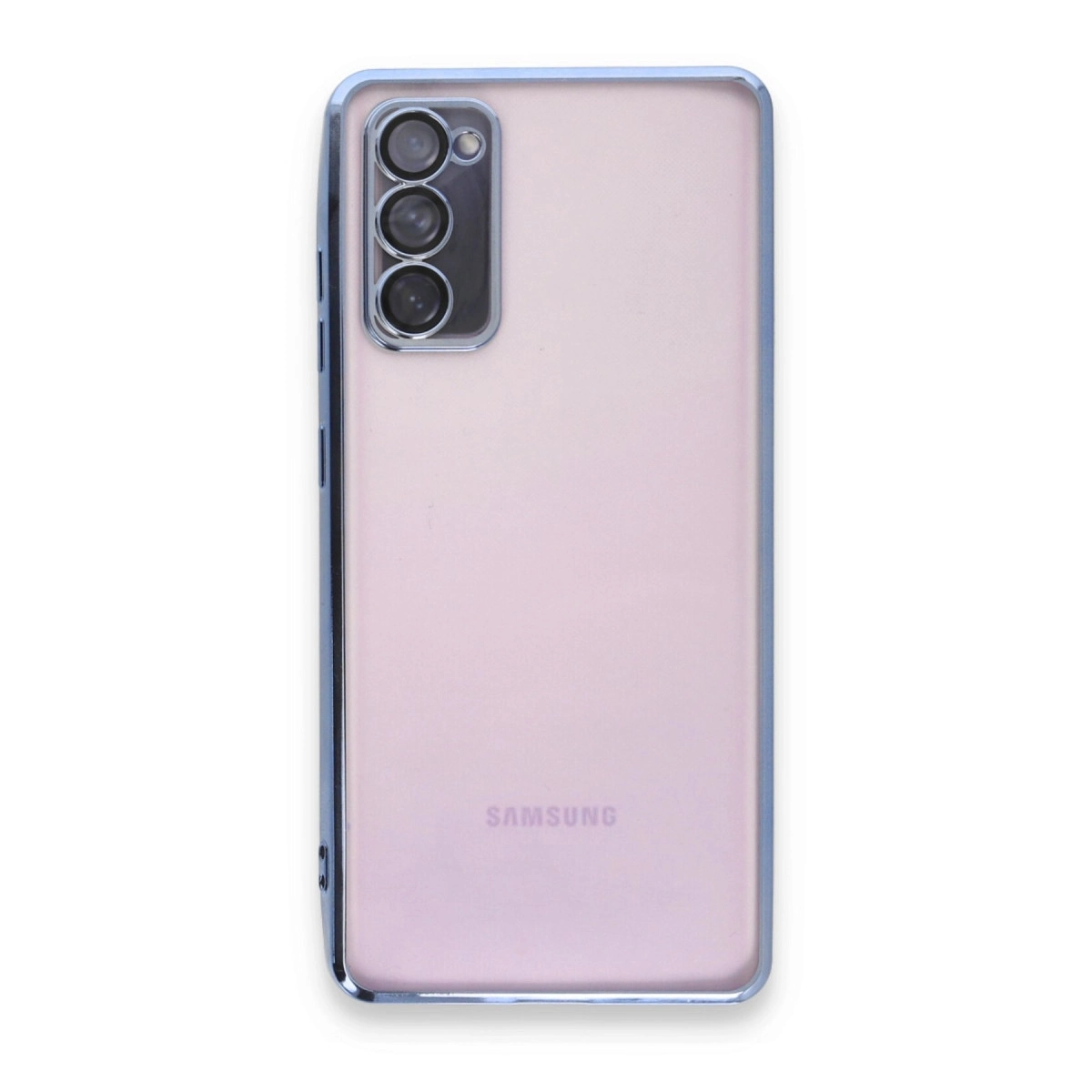 BUĞZ Samsung Galaxy S20 Fe Kılıf Razer Lensli Silikon - Açık Mavi BUĞZ Samsung Galaxy S20 Fe Kılıf Razer Lensli Silikon - Açık Mavi