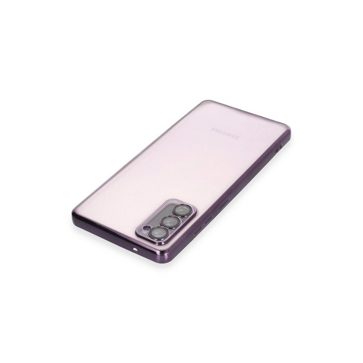 BUĞZ Samsung Galaxy S20 Fe Kılıf Razer Lensli Silikon - Mor BUĞZ Samsung Galaxy S20 Fe Kılıf Razer Lensli Silikon - Mor