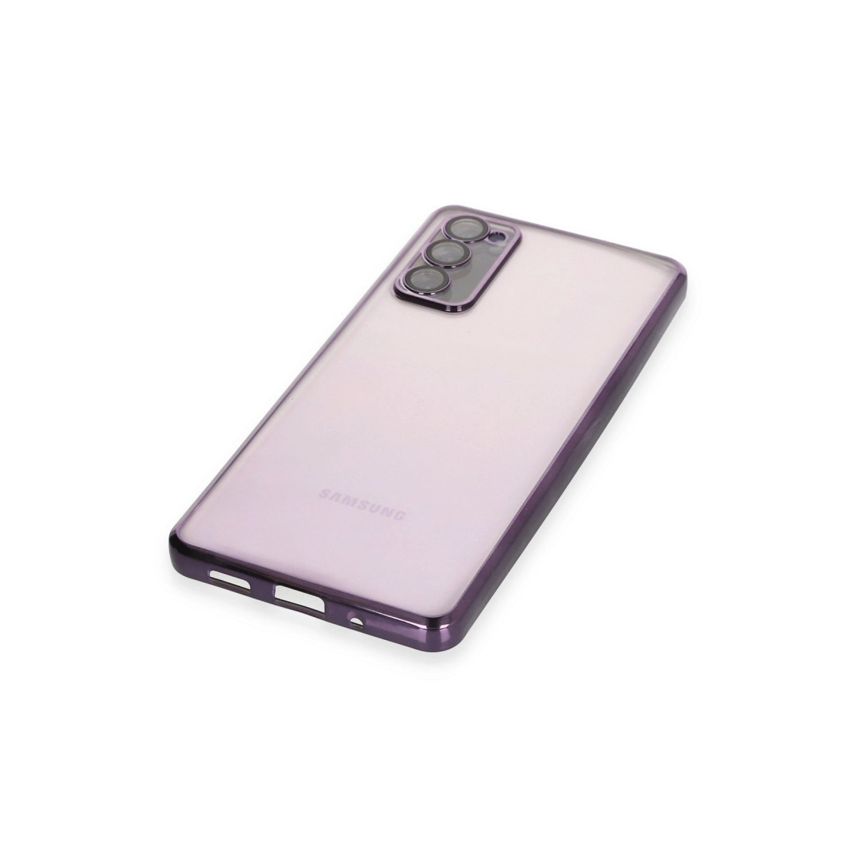 BUĞZ Samsung Galaxy S20 Fe Kılıf Razer Lensli Silikon - Mor BUĞZ Samsung Galaxy S20 Fe Kılıf Razer Lensli Silikon - Mor