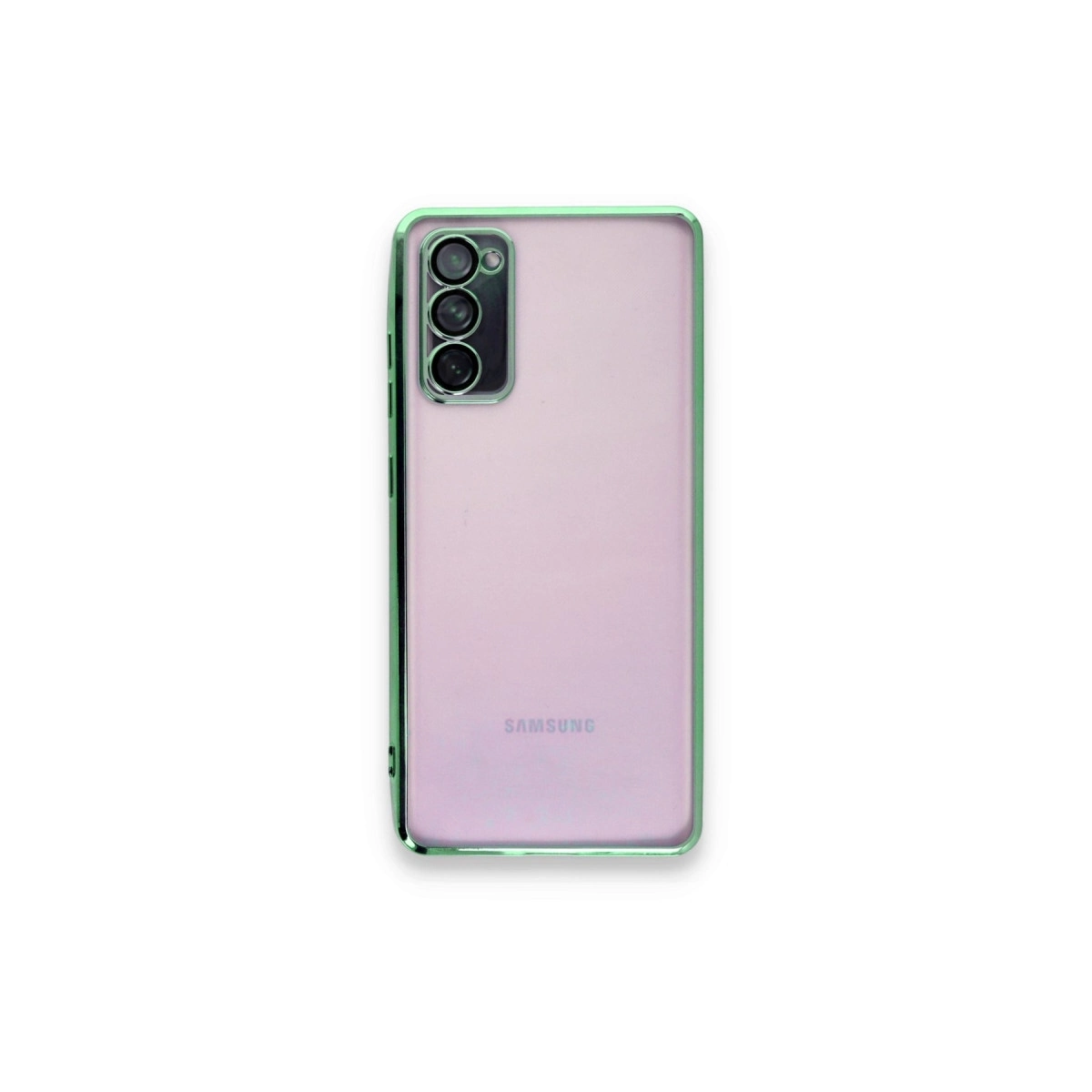 BUĞZ Samsung Galaxy S20 Fe Kılıf Razer Lensli Silikon - Yeşil