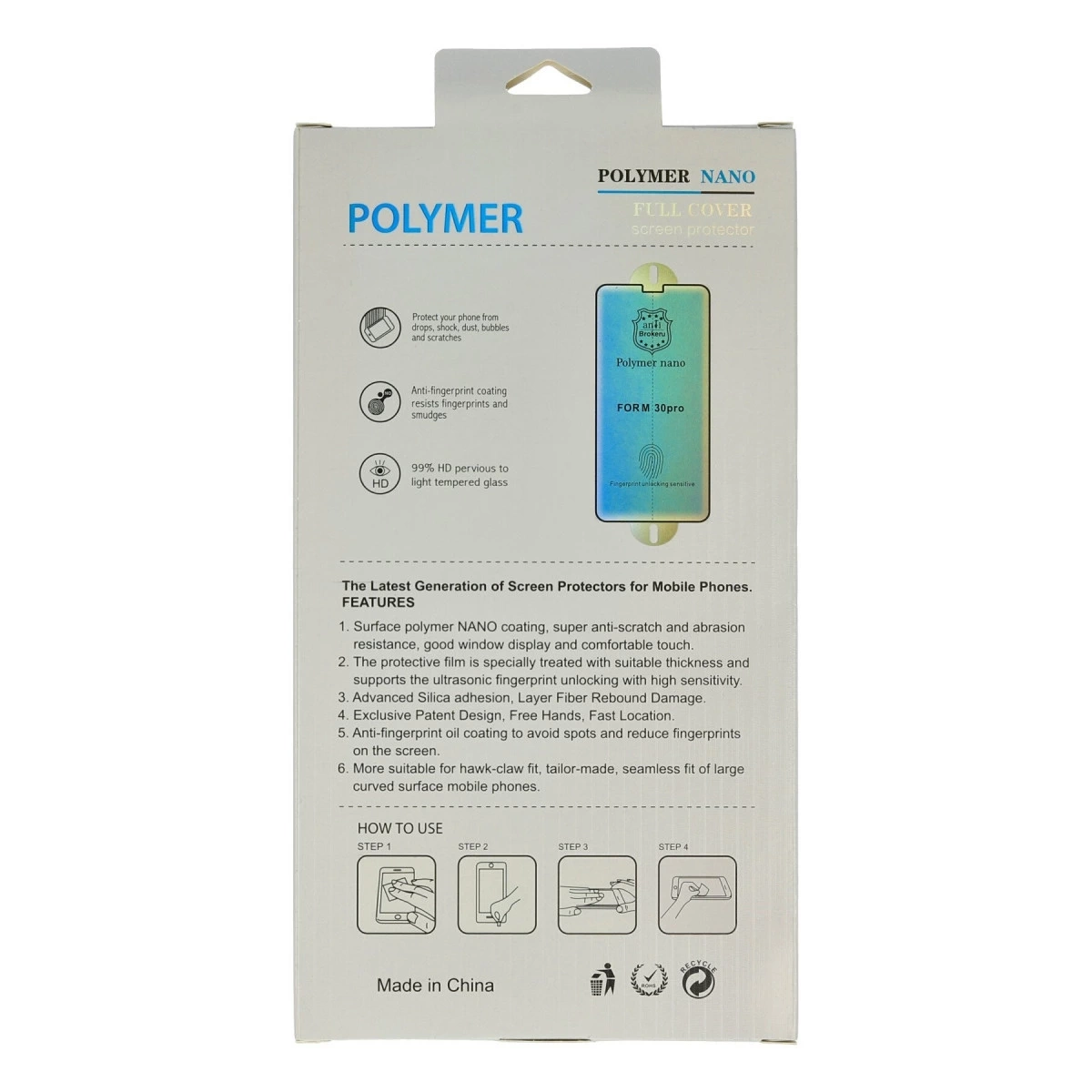 BUĞZ Samsung Galaxy S24 Polymer Nano Ekran Koruyucu